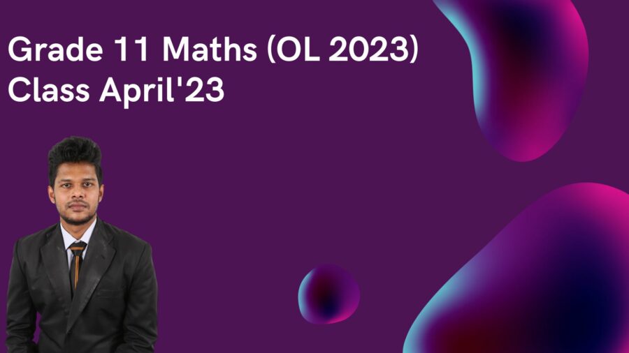 Grade 11 Maths Theory Class May’23 – Kevin