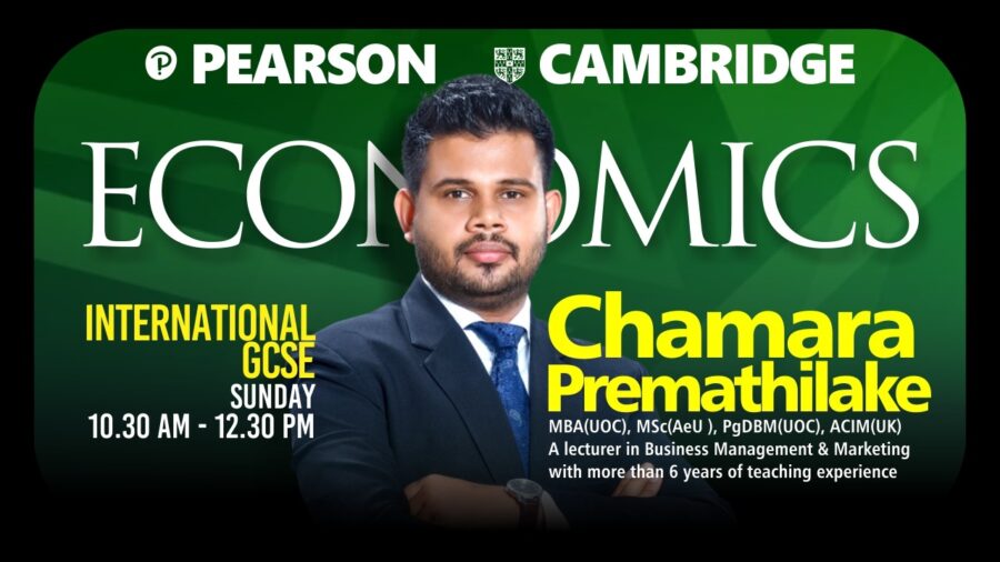 GCSE Economics PEARSON and CAMBRIDGE April 2024