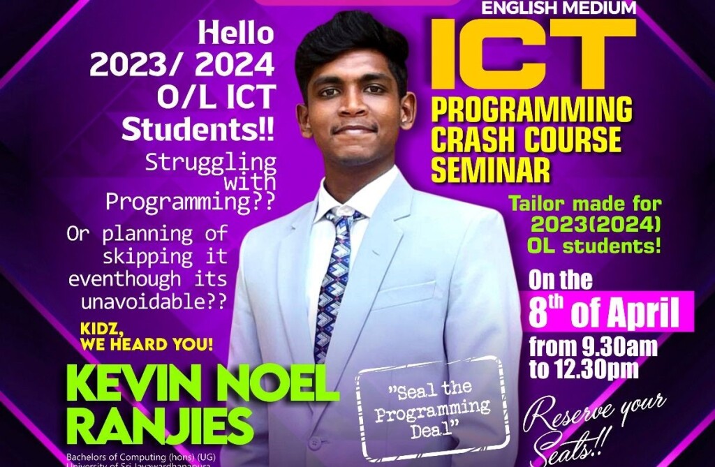 2023 OL ICT Programming Seminar 8th Of April 24 Farade Education 2023-ol-ict-programming-seminar-8th-of-april-24-farade-education