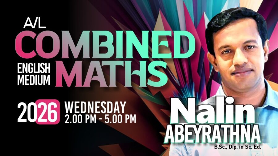 2026 AL Combined Maths Theory Class July 24 - Nalin Abeyrathna