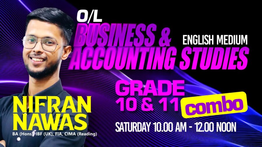 Grade 10 and Grade 11 Business & Accounting Studies Theory Class July 24