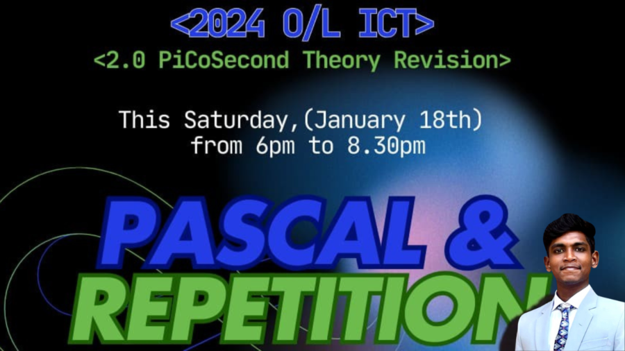 2024 OL ICT PiCoSecound Revision 2.0 week – 9 Class 18th Jan 25 – Kevin