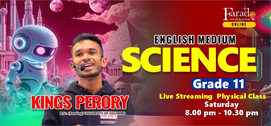 Gr 11 (2025 O/L) Science Theory Class (Class room Live Streaming) MAY 25 - Kings Sir