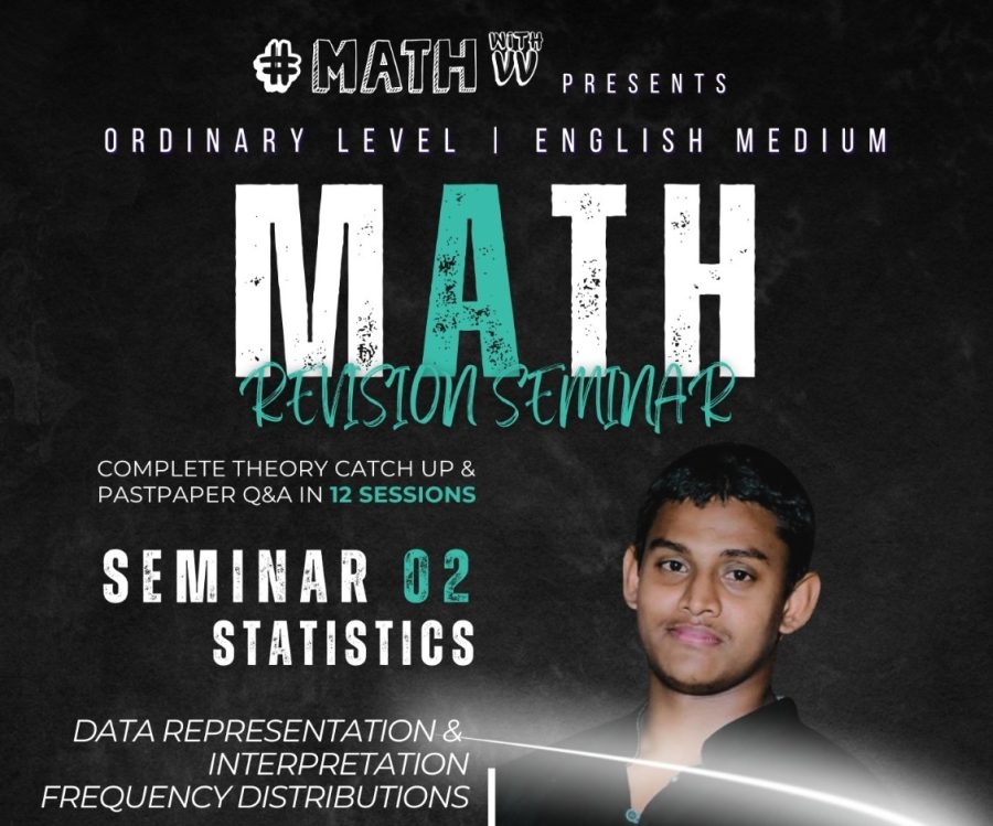 2025 OL Maths Seminar 2 Statistics - Vidushan Sir NOV 25
