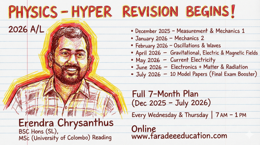 2026 A/L Physics - Hyper Revision Class Dec 25