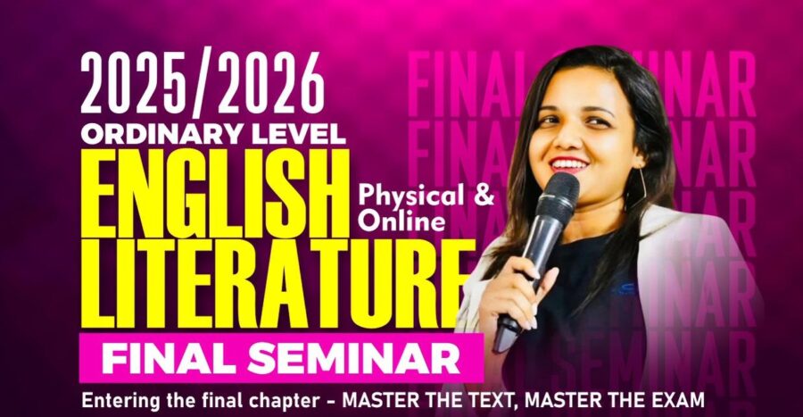 2025 OL English literature Seminar 3rd February 2026